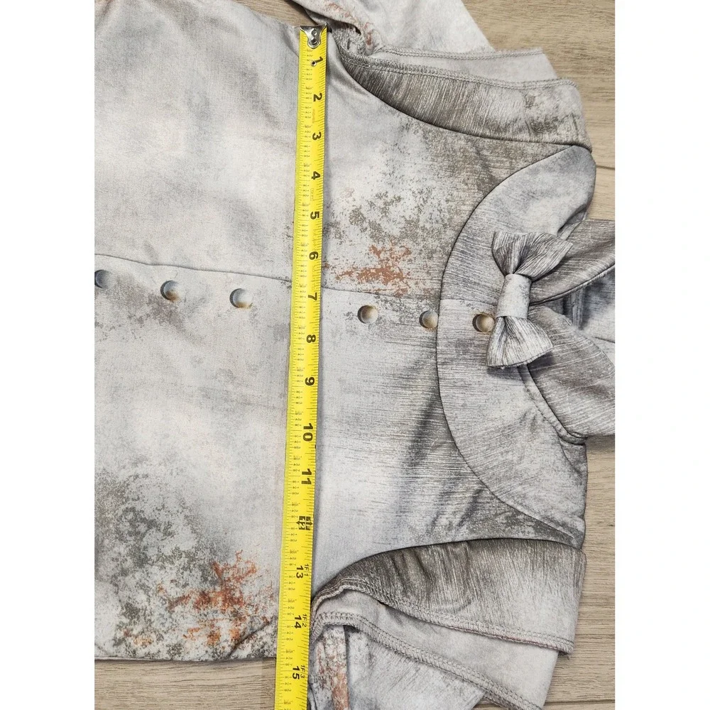 Youth Tin Man Inspired Costume Halloween Size M Wizard of Oz 2pc boys girls